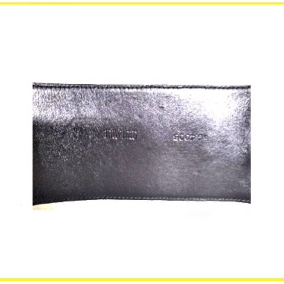New Rare Miu Miu Top Grain High Grade Authen. Italian Leather Belt & Necklace main image 9